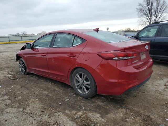 KMHD84LF0HU167489 - 2017 HYUNDAI ELANTRA SE RED photo 2