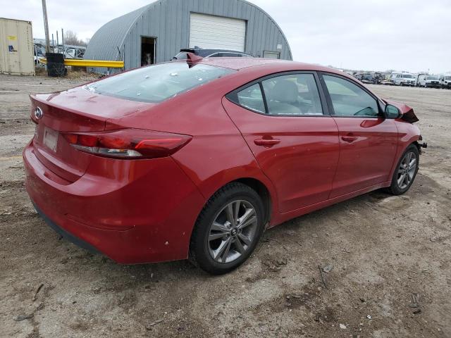 KMHD84LF0HU167489 - 2017 HYUNDAI ELANTRA SE RED photo 3