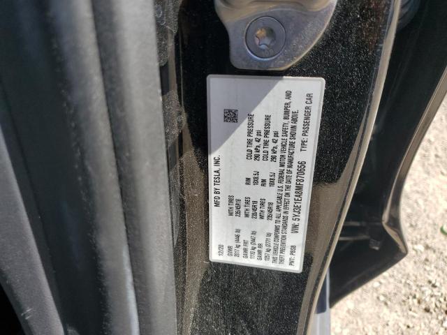 5YJ3E1EA8MF870656 - 2021 TESLA MODEL 3 Qara foto 12