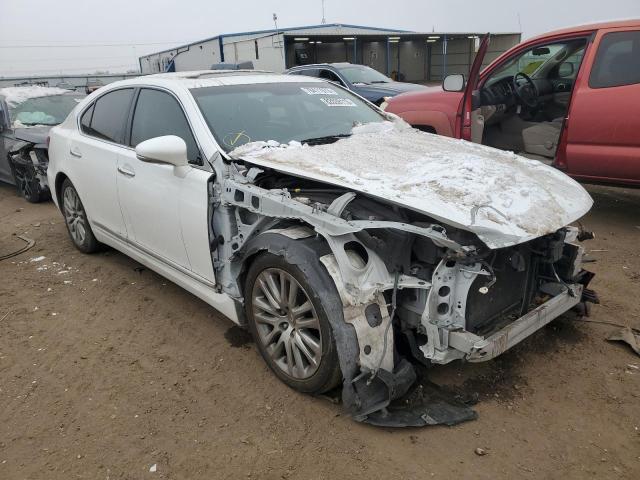 JTHBL5EF4F5138502 - 2015 LEXUS LS 460 WHITE photo 4