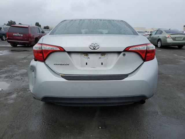 5YFBURHE2GP436317 - 2016 TOYOTA COROLLA L SILVER photo 6