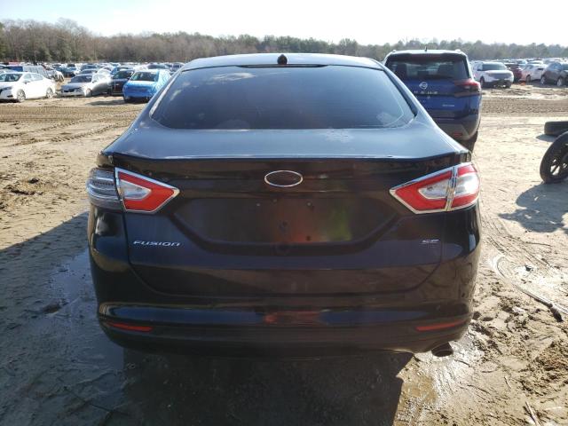 1FA6P0H76G5111632 - 2016 FORD FUSION SE BLACK photo 6