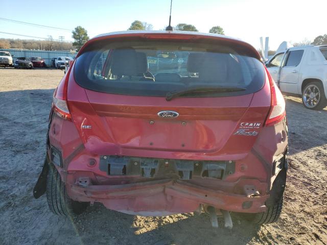 3FADP4EJXCM175806 - 2012 FORD FIESTA SE RED photo 6