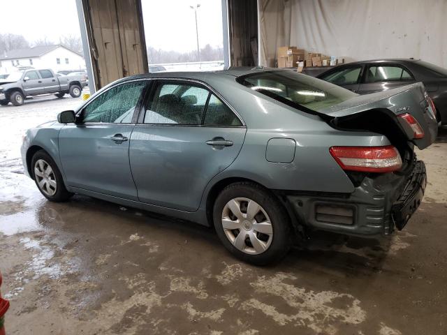 4T1BF3EK1BU667850 - 2011 TOYOTA CAMRY BASE BLUE photo 2