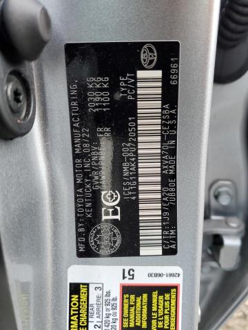 4T1G11AK4PU720501 - 2023 TOYOTA CAMRY SE NIGHT SHADE SILVER photo 13