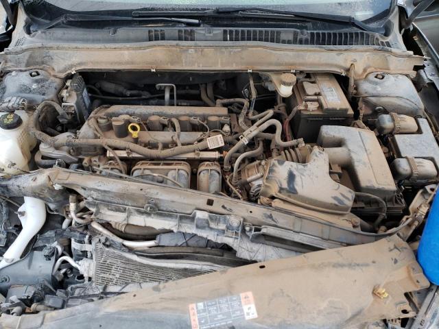 3FA6P0G71LR249586 - 2020 FORD FUSION S GRAY photo 11