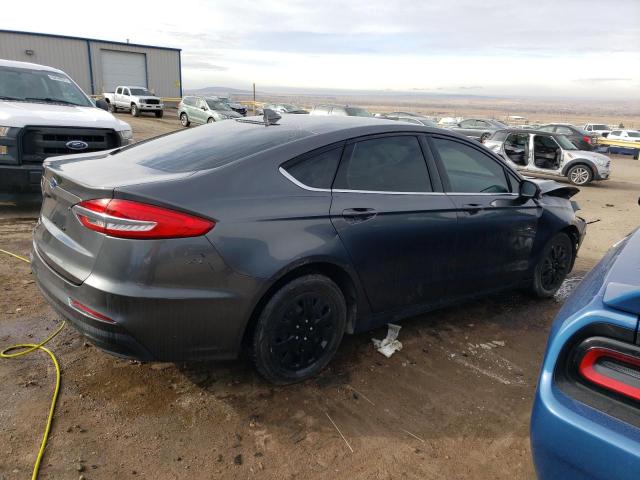 3FA6P0G71LR249586 - 2020 FORD FUSION S GRAY photo 3