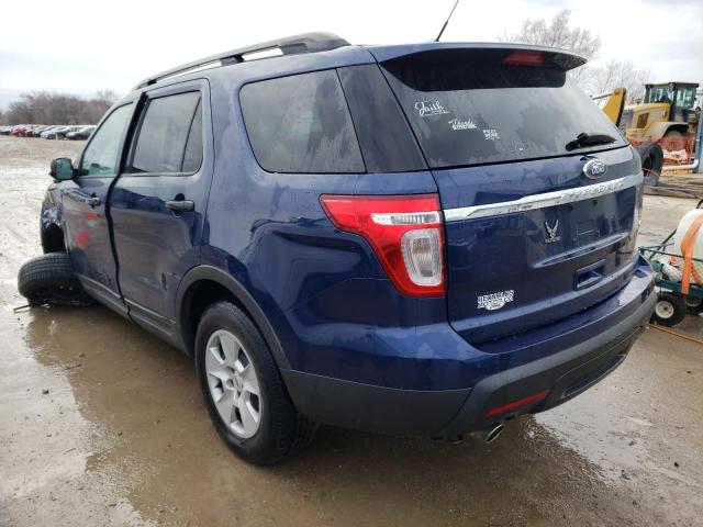 1FMHK8B80CGA63699 - 2012 FORD EXPLORER BLUE photo 2