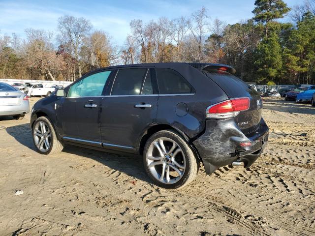 2LMDJ6JK1DBL24421 - 2013 LINCOLN MKX BLACK photo 2