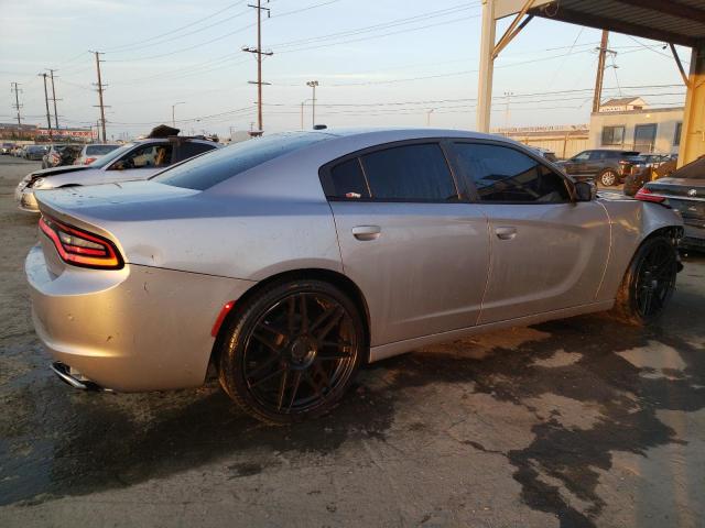 2C3CDXBG5FH776704 - 2015 DODGE CHARGER SE SILVER photo 3