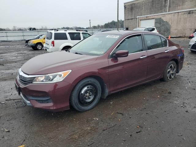 1HGCR2F35HA176582 - 2017 HONDA ACCORD LX BURGUNDY photo 1