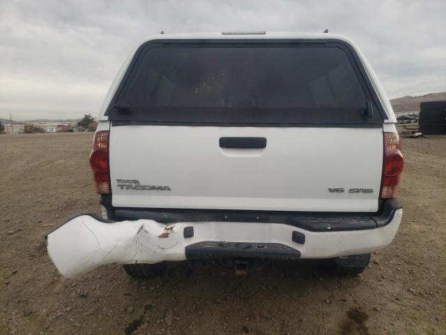 5TEMU52N68Z479015 - 2008 TOYOTA TACOMA DOUBLE CAB LONG BED WHITE photo 6