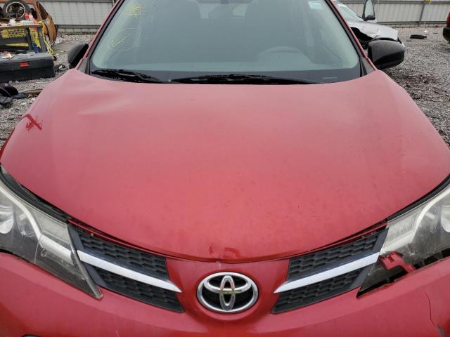 JTMZFREV9ED041953 - 2014 TOYOTA RAV4 LE RED photo 11