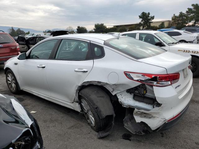 5XXGT4L38JG263789 - 2018 KIA OPTIMA LX WHITE photo 2