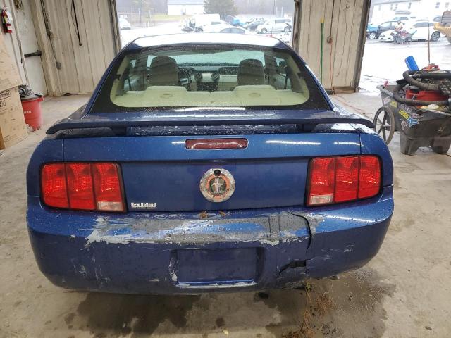 1ZVFT80N165180142 - 2006 FORD MUSTANG BLUE photo 6