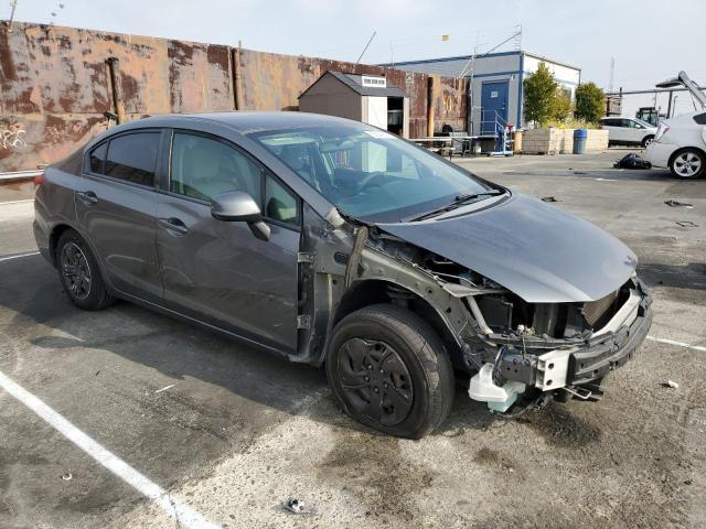 19XFB2F55DE248907 - 2013 HONDA CIVIC LX GRAY photo 4