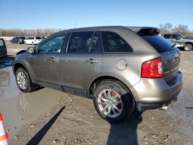 2FMDK3JC5DBE23355 - 2013 FORD EDGE SEL TAN photo 2