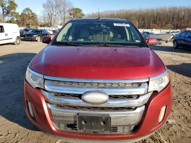 2FMDK4JC5DBA06436 - 2013 FORD EDGE SEL RED photo 5