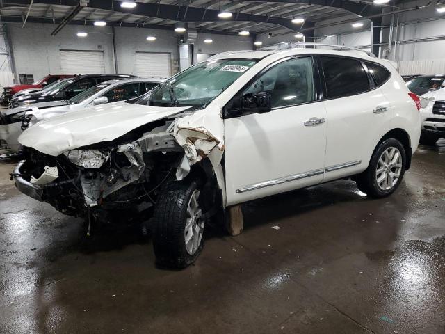 JN8AS5MV1DW626245 - 2013 NISSAN ROGUE S WHITE photo 1