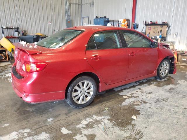 1NXBU4EE4AZ242739 - 2010 TOYOTA COROLLA BASE RED photo 3