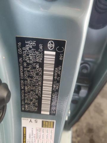 JTDKARFU8G3013639 - 2016 TOYOTA PRIUS 蓝色 照片 13