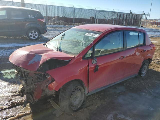 3N1BC1CPXAL467416 - 2010 NISSAN VERSA S RED photo 1