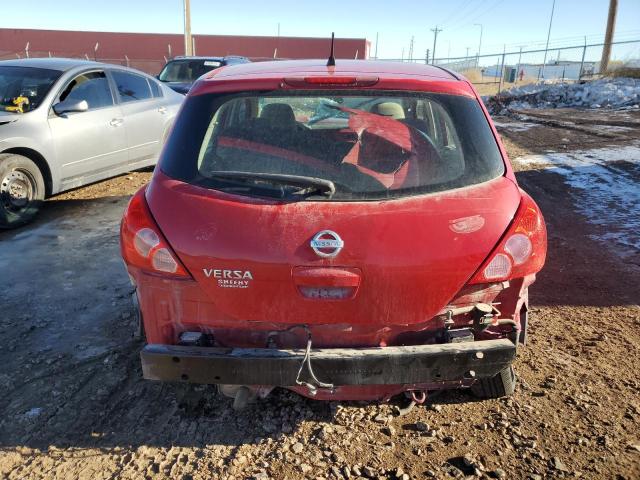 3N1BC1CPXAL467416 - 2010 NISSAN VERSA S RED photo 6