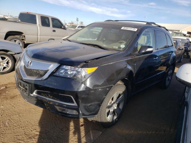 2HNYD2H37CH530994 - 2012 ACURA MDX TECHNOLOGY BLACK photo 1