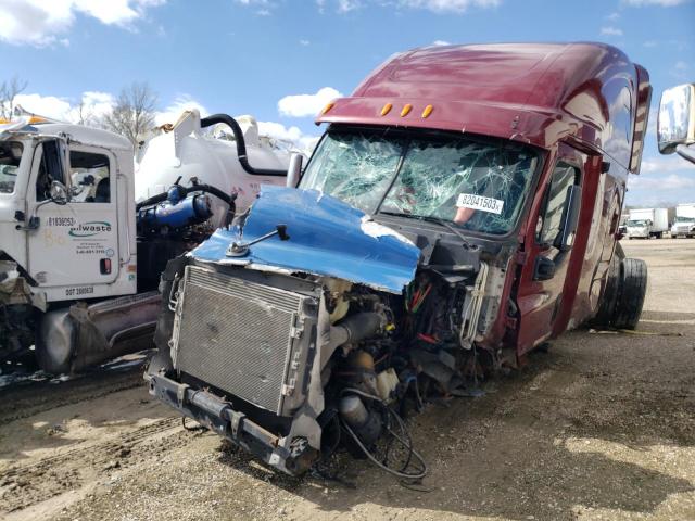 1FUJGLDR4BSBC6127 - 2011 FREIGHTLINER CASCADIA 1 BURGUNDY photo 1