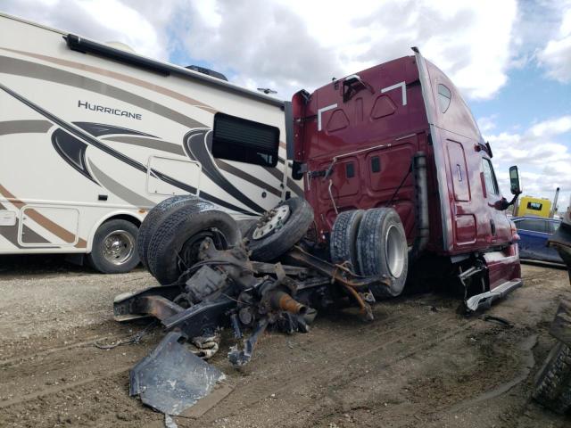 1FUJGLDR4BSBC6127 - 2011 FREIGHTLINER CASCADIA 1 BURGUNDY photo 3