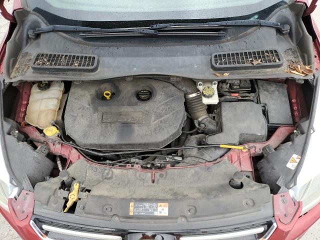 1FMCU9J96EUB06872 - 2014 FORD ESCAPE TITANIUM RED photo 12