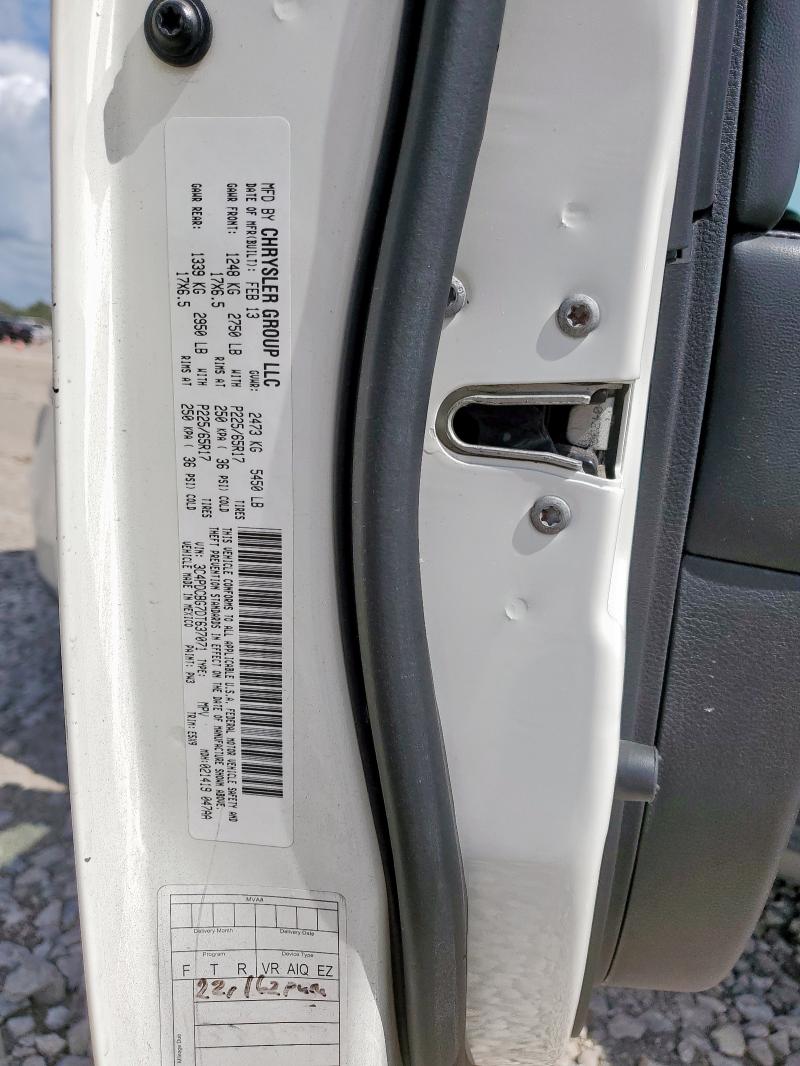 3C4PDCBG7DT637071 - 2013 DODGE JOURNEY SXT WHITE photo 13