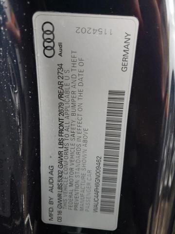 WAUC4AFH6GN009462 - 2016 AUDI S5 PREMIUM PLUS 蓝色 照片 12