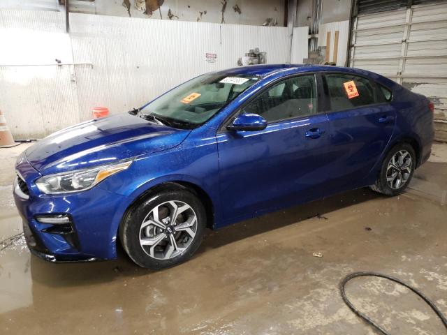 3KPF24AD1ME269165 - 2021 KIA FORTE FE BLUE photo 1