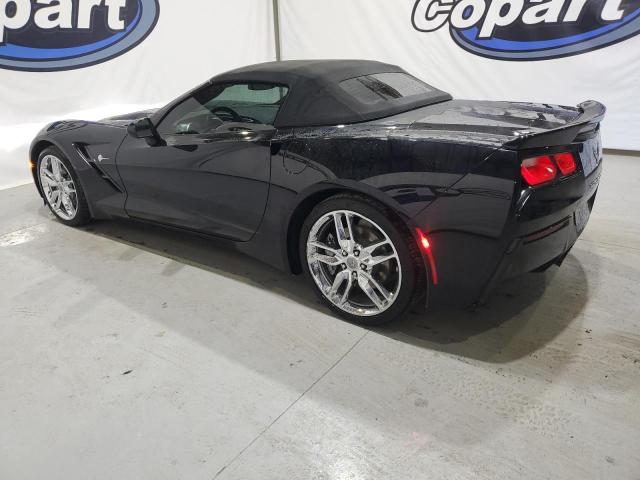 1G1YF3D73K5117449 - 2019 CHEVROLET CORVETTE STINGRAY 3LT BLACK photo 2