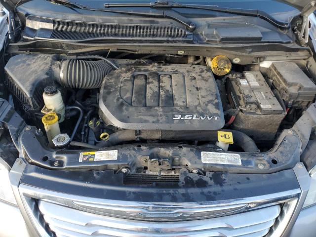 2C4RC1BG0ER209198 - 2014 CHRYSLER TOWN & COU TOURING SILVER photo 11