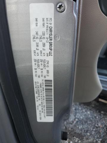 2C4RC1BG0ER209198 - 2014 CHRYSLER TOWN & COU TOURING SILVER photo 12