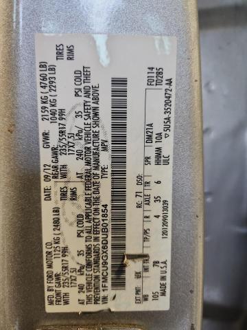 1FMCU9GX6DUB01854 - 2013 FORD ESCAPE SE WHITE photo 13