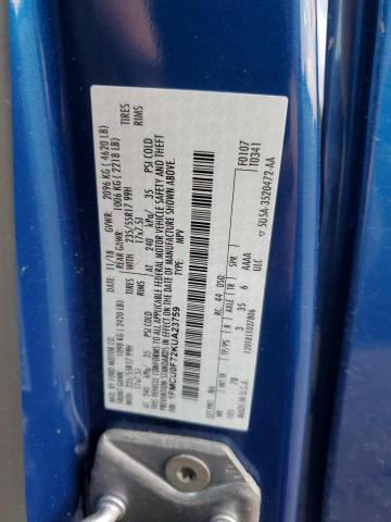 1FMCU0F72KUA23759 - 2019 FORD ESCAPE S 蓝色 照片 13