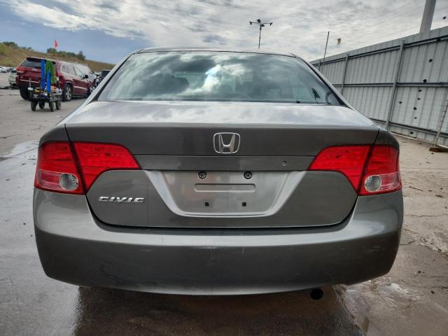 1HGFA16536L138978 - 2006 HONDA CIVIC LX GRAY photo 6