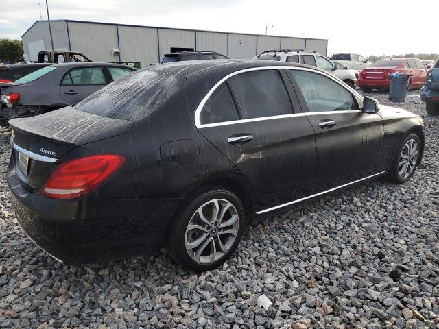 55SWF4KB8HU217984 - 2017 MERCEDES-BENZ C 300 4MATIC BLACK photo 3