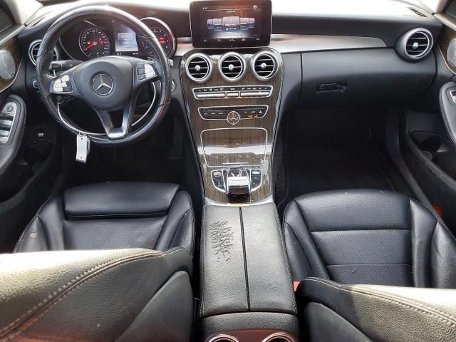 55SWF4KB8HU217984 - 2017 MERCEDES-BENZ C 300 4MATIC BLACK photo 8