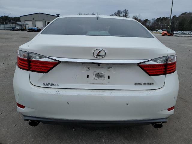 JTHBK1GGXF2207681 - 2015 LEXUS ES 350 WHITE photo 6