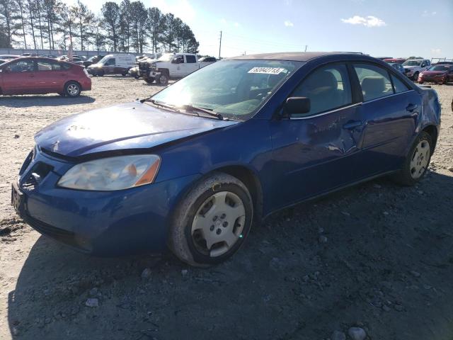 1G2ZF58B974169966 - 2007 PONTIAC G6 VALUE LEADER BLUE photo 1