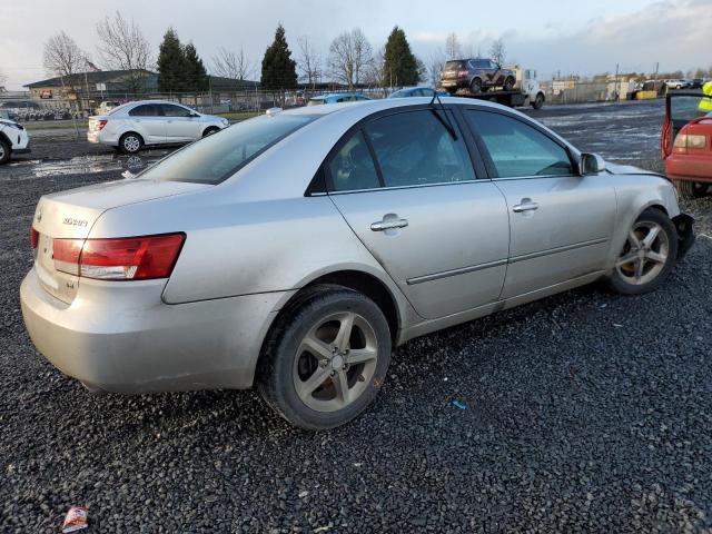 5NPEU46F28H386352 - 2008 HYUNDAI SONATA SE SILVER photo 3