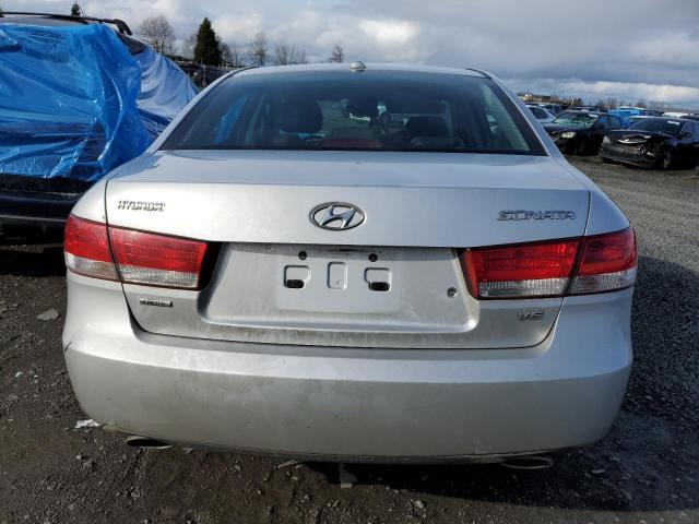 5NPEU46F28H386352 - 2008 HYUNDAI SONATA SE SILVER photo 6