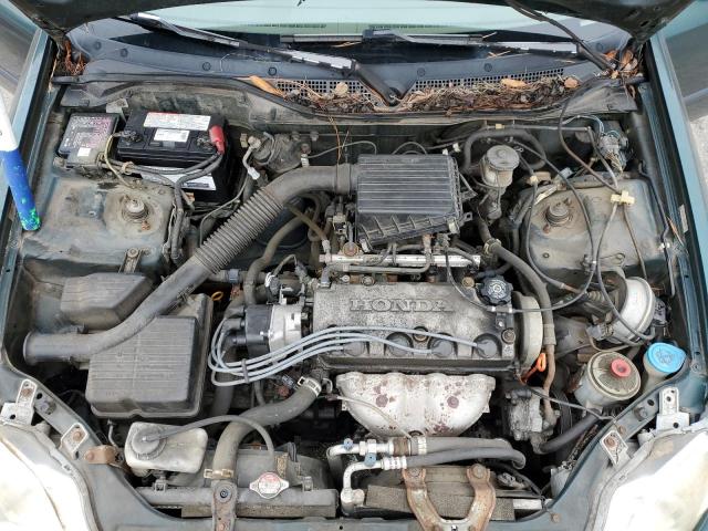 2HGEJ6673YH558556 - 2000 HONDA CIVIC LX GREEN photo 11