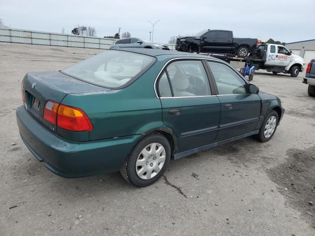 2HGEJ6673YH558556 - 2000 HONDA CIVIC LX GREEN photo 3