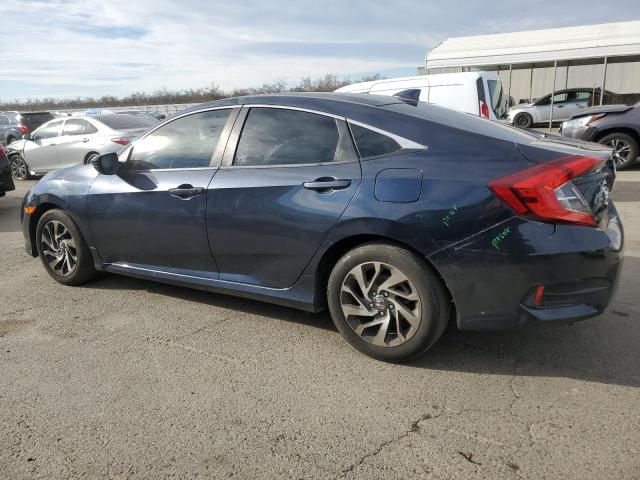 19XFC2F76JE208782 - 2018 HONDA CIVIC EX BLUE photo 2