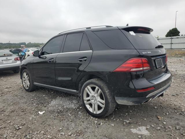 4JGDA5HBXHA822985 - 2017 MERCEDES-BENZ GLE 350 4MATIC BLACK photo 2